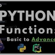 Mastering Python Functions A Comprehensive Tutorial Playlist