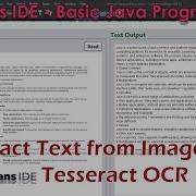 Convert Image To Text Using Tesseract OCR Optical Character Recognition Java Programming