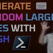 Generating Randomized Byte Data On The Filesystem With PowerShell For Performance Benchmarking
