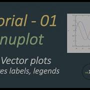 GNUPLOT Базовый учебник 01 Функции построения графиков Построение векторных графиков Леге