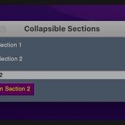 PySimpleGUI Collapsible Sections