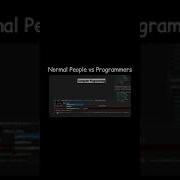 Normal People Vs Programmer Memes Shorts Amittutorial