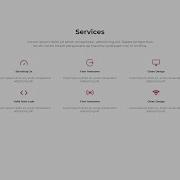 Responsive Services Section Using Only HTML CSS