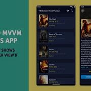 Android MVVM TV Shows App Tutorial 3 Displaying TV Shows Using RecyclerView With Data Binding