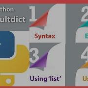 Intermediate Python Tutorial Defaultdict In Python Collections Coding Tricks By Swetha