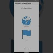 B4X B4A XUI Cross Platform A Simple Android World Population App Created In One Day
