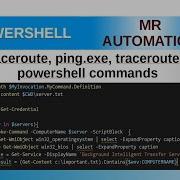 PowerShell S1E50 Ping Traceroute