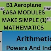 EASA MODULES MAKE SIMPLE 1 Module 01 MATHEMATICS