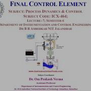 L 09 Final Control Element Control Valve Part A