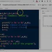 21 Fibonacci Sequence Using While Loop C Program C For Beginners While Loop Time Efficiency
