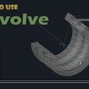Autocad 3D Revolve Tutorial