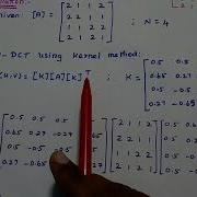 DIP 03 Problem In 2D DCT For 4x4 Image Using Kernal Matrix Digital Image Processing IDCT