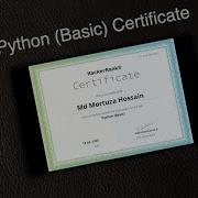 Python Basic Certificate Hackerrank
