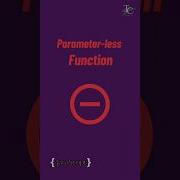 Parameterless Function In Javascript Functions In Javascript Javascript Tutorial In 1 Minutes