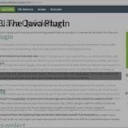 Java Plugin Documentation
