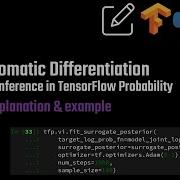 Variational Inference By Automatic Differentiation In TensorFlow Probability