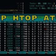 Top Htop Atop утилиты вывода списока процессов в реальном времени