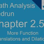 Chapter 2 5 4 More Function Translations And Dilations CodingBytes IB Math Analysis Speedrun