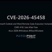 CVE 2026 45458 Microsoft Outlook And Word Remote Code Execution Vulnerability