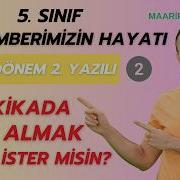 5 Sınıf Peygamberimizin Hayatı 2 Dönem 2 Yazılı 2