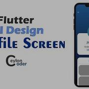 Flutter UI Design Tutorial Profile Screen Design Flutter Speed Code