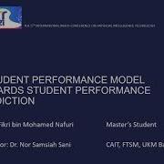 A Student Performance Model Towards Student Performance Prediction ID33 MCAIT2021 CAITFTSM