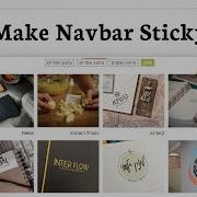 How To Make A Webflow Navbar Sticky Fix Header