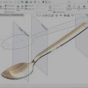 Solidworks Surface Tutorial How To Make Spoon In Solidworks