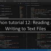 Python Tutorial 12 Reading And Writing To Text Files