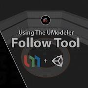 Unity UModeler Using The Follow Tool