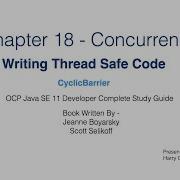 Part 11 Concurrency Cyclic Barrier Multithreading In Java Java Certification 1Z0 819