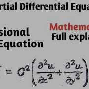 Two Dimensional Wave Equation In Partial Differential Equations