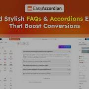 Easy Accordion The Ultimate AI Powered FAQ Accordion Builder For WordPress