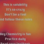 Solubility Rules Call Me Maybe Parody