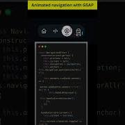 Animated Navigation Menu Using GSAP Smooth Navbar Animation With HTML CSS JavaScript Htmlcssjs