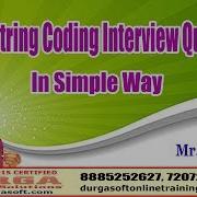 Python String Coding Interview Questions In Simple Way Material By DURGA Sir
