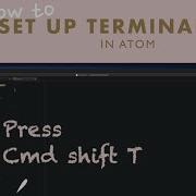 Atom Tutorials How To Install Terminal Tab