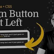 Align Button Text CSS