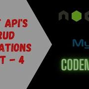 REST API S NODEJS MYSQL Tutorial CRUD OPERATIONS PART 4 Codemelon Nodejstutorial Mysql