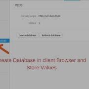 Create Database Without MySql Server Insert Data IndexedDB Database Tutorial