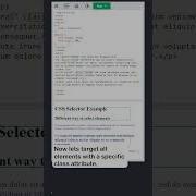 CSS Simple Selectors Part 2 W3schools Css Webdevelopment
