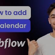 How To Add A Calendar To Webflow