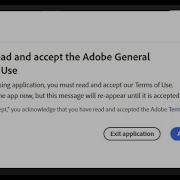 Решение ошибки Please Read And Accept The Adobe General