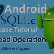 2 Android SQLite Database Tutorial Read Operation