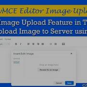 Server Side Image Upload In TinyMCE Editor Using PHP