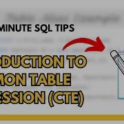 2 Minute SQL Tips Introduction To CTE