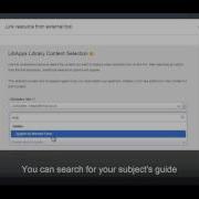Adding LibGuides Content To Your Canvas Module