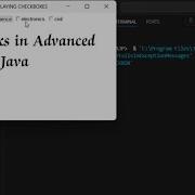 CheckBoxs In Advance Java Tutorial Checkboxes Advancedjava