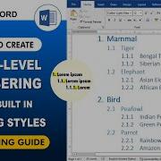 How Do I Get 1 1 Numbering In Word Create A Multilevel List In Word