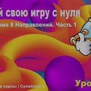 Поведения 8 Direction Часть 1 Теория Урок 32 Курс по Construct 3 Разработка игр